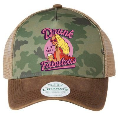 Drunk But Still Fabulous Legacy Tie Dye Trucker Hat