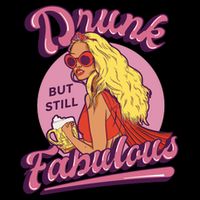Drunk But Still Fabulous Toddler Hoodie
