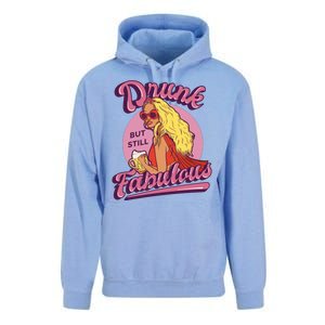 Drunk But Still Fabulous Unisex Surf Hoodie