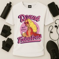 Drunk But Still Fabulous Performance Shirt