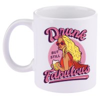 Drunk But Still Fabulous 11oz C Handle Ceramic Mug