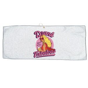 Drunk But Still Fabulous Large Microfiber Waffle Golf Towel