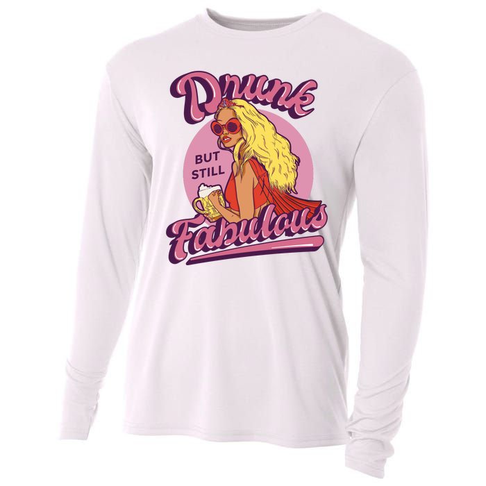 Drunk But Still Fabulous Cooling Performance Long Sleeve Crew