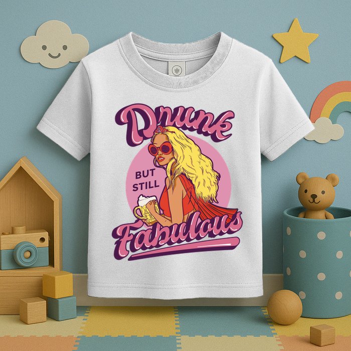 Drunk But Still Fabulous Toddler T-Shirt