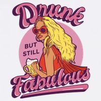 Drunk But Still Fabulous Kids T-Shirt