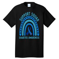 Diabetes Blue Support Squad Diabetes Awareness Tall T-Shirt