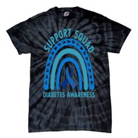 Diabetes Blue Support Squad Diabetes Awareness Tie-Dye T-Shirt