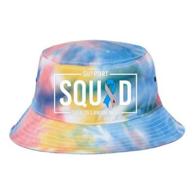 Diabetes Blue Support Squad Diabetes Awareness Tie Dye Newport Bucket Hat