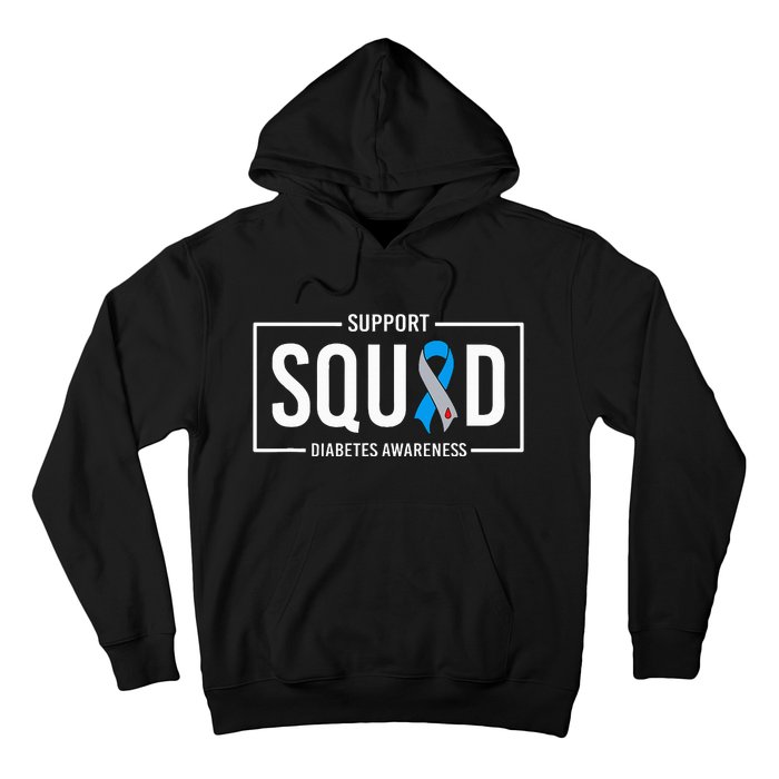 Diabetes Blue Support Squad Diabetes Awareness Hoodie