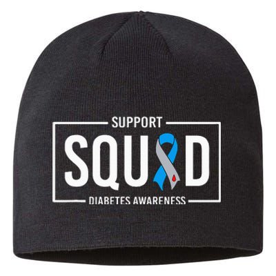 Diabetes Blue Support Squad Diabetes Awareness Sustainable Beanie