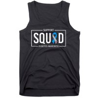 Diabetes Blue Support Squad Diabetes Awareness Tank Top