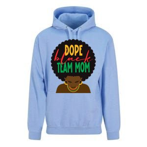 Dope Black Team Mom Appreciation Black History Gift Unisex Surf Hoodie