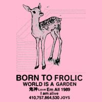 Deer Born To Frolic World Is A Garden Love Em All 1989 Visor