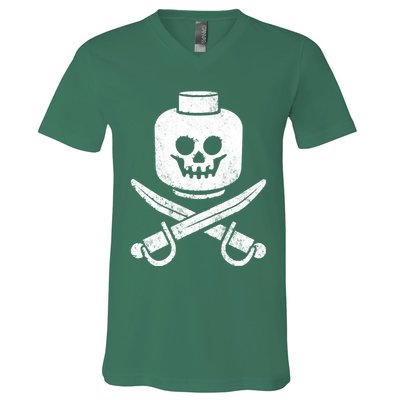 Dead Bricks Tell No Tales V-Neck T-Shirt