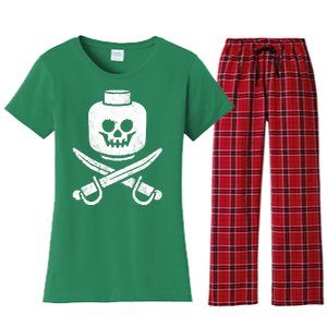 Dead Bricks Tell No Tales Women's Flannel Pajama Set