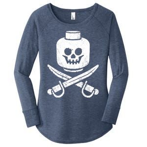 Dead Bricks Tell No Tales Women's Perfect Tri Tunic Long Sleeve Shirt