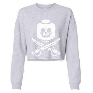 Dead Bricks Tell No Tales Cropped Pullover Crew