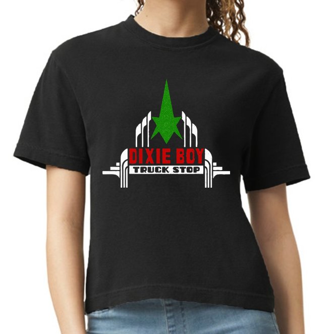 Dixie Boy Truck Stop Maximum Funny Overdrive Comfort Colors Boxy T-Shirt