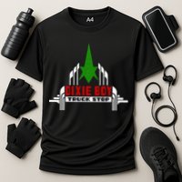 Dixie Boy Truck Stop Maximum Funny Overdrive Cooling Performance Crew T-Shirt