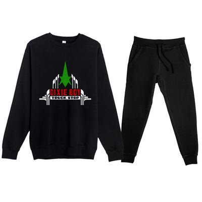 Dixie Boy Truck Stop Maximum Funny Overdrive Premium Crewneck Sweatsuit Set