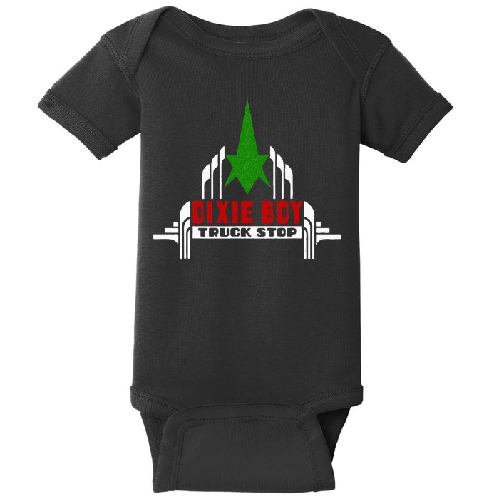 Dixie Boy Truck Stop Maximum Funny Overdrive Baby Bodysuit