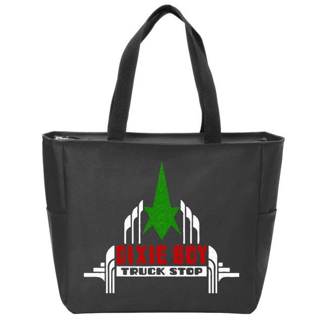 Dixie Boy Truck Stop Maximum Funny Overdrive Zip Tote Bag
