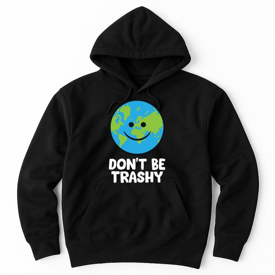 Don't Be Trashy Save The Planet Nature Earth Funny Gift Hoodie
