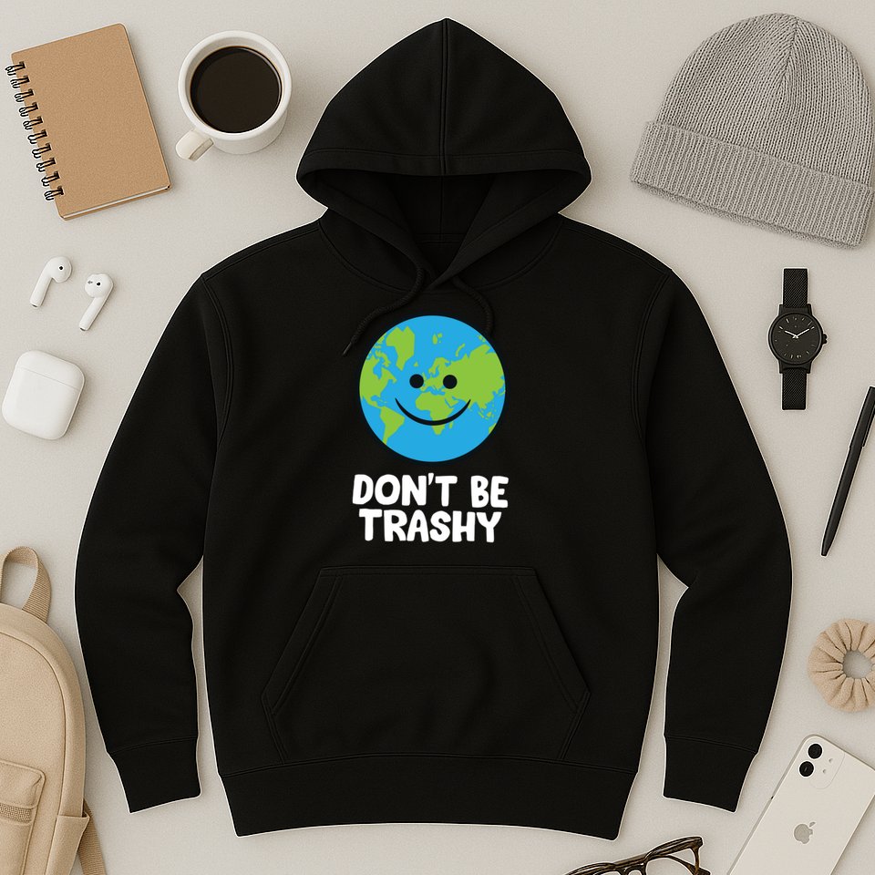 Don't Be Trashy Save The Planet Nature Earth Funny Gift Hoodie