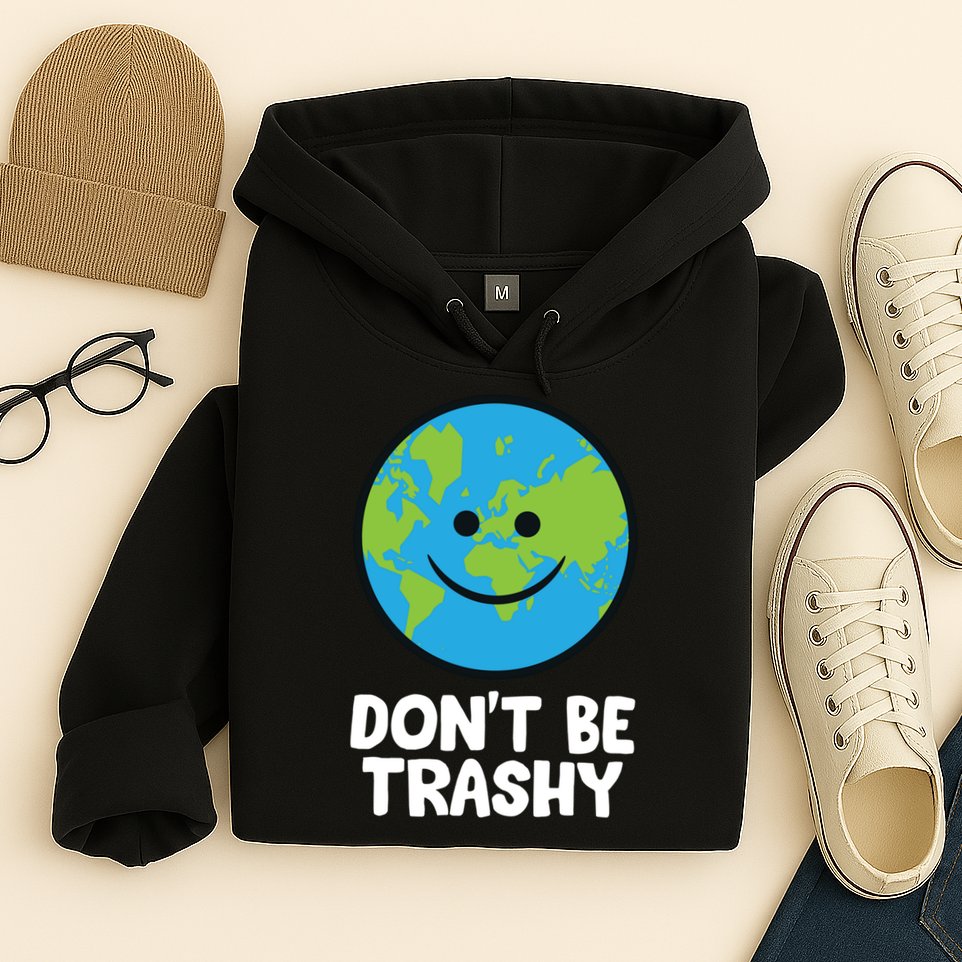 Don't Be Trashy Save The Planet Nature Earth Funny Gift Hoodie
