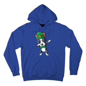 Dabbing Boston Terrier St Patricks Day Leprechaun Dog Cute Gift Hoodie