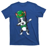 Dabbing Boston Terrier St Patricks Day Leprechaun Dog Cute Gift T-Shirt