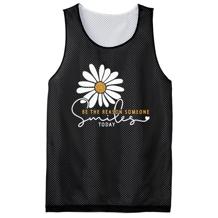 Daisy Be The Reason Someone Smiles Today Mesh Reversible Basketball Jersey Tank