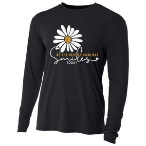 Daisy Be The Reason Someone Smiles Today Cooling Performance Long Sleeve Crew