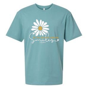 Daisy Be The Reason Someone Smiles Today Sueded Cloud Jersey T-Shirt