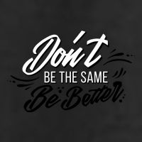 Don't Be The Same Be Better Inspiration Quote Golf Towel