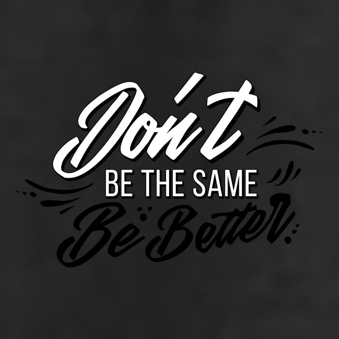 Don't Be The Same Be Better Inspiration Quote Golf Towel