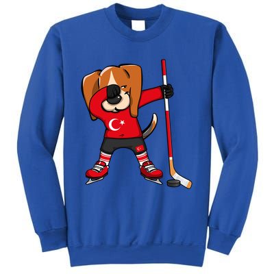 Dabbing Beagle Turkey Ice Hockey Lovers Jersey Winter Sports Great Gift Sweatshirt