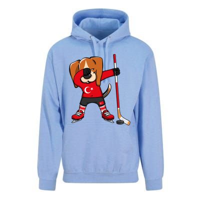 Dabbing Beagle Turkey Ice Hockey Lovers Jersey Winter Sports Great Gift Unisex Surf Hoodie