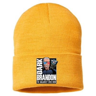 Dark Brandon The Malarkey Ends Now Sustainable Knit Beanie