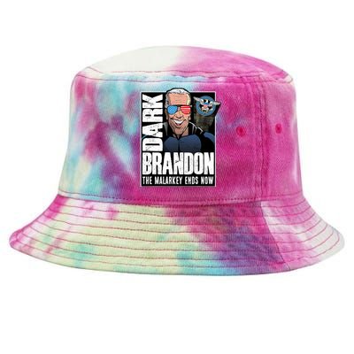 Dark Brandon The Malarkey Ends Now Tie-Dyed Bucket Hat