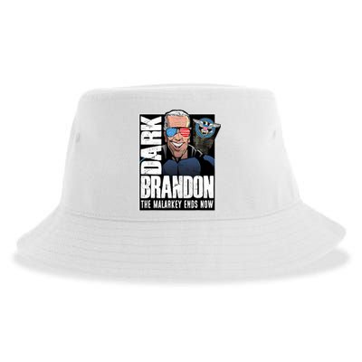 Dark Brandon The Malarkey Ends Now Sustainable Bucket Hat