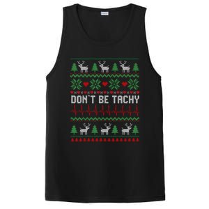 DonT Be Tachy Cardiac Nurse Ugly Christmas Cardiac Icu Xmas PosiCharge Competitor Tank