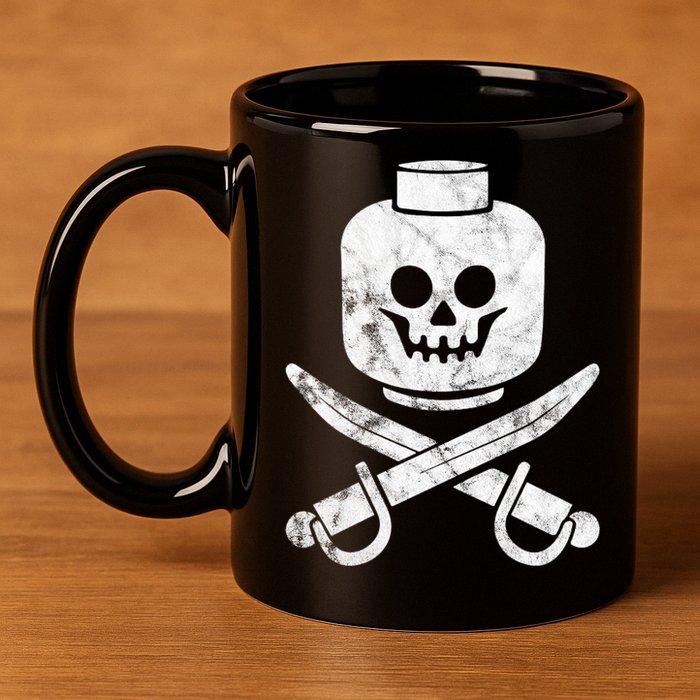Dead Bricks Tell No Tales 11oz C Handle Ceramic Mug