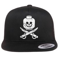 Dead Bricks Tell No Tales Flat Bill Trucker Hat