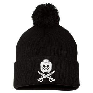 Dead Bricks Tell No Tales Pom Pom 12in Knit Beanie