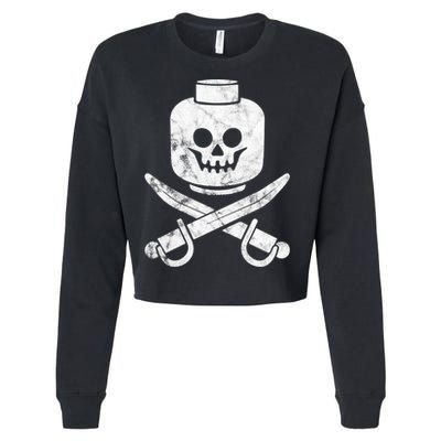 Dead Bricks Tell No Tales Cropped Pullover Crew
