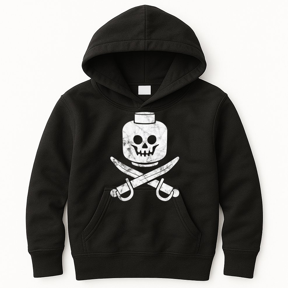 Dead Bricks Tell No Tales Kids Hoodie