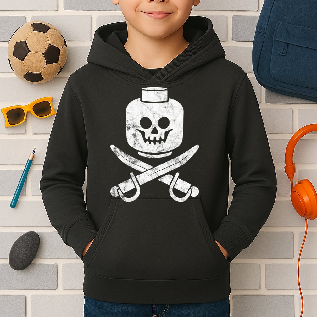 Dead Bricks Tell No Tales Kids Hoodie