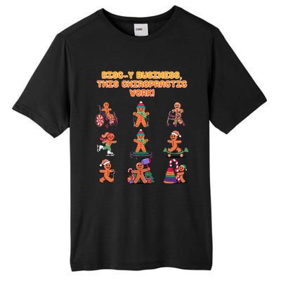 Discy Business This Chiropractic Work Funny Chiropractor Tall Fusion ChromaSoft Performance T-Shirt