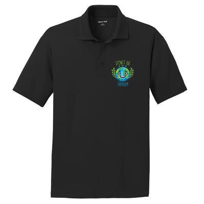 Don’t Be Trashy Cool Gift PosiCharge RacerMesh Polo